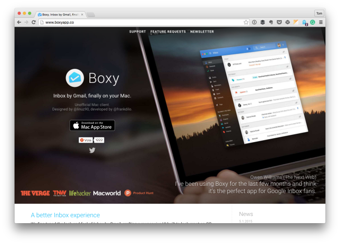 inbox by google for mac